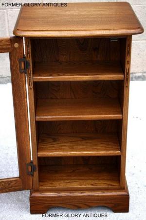 Image 60 of AN ERCOL GOLDEN DAWN CD CABINET CUPBOARD LAMP TABLE STAND