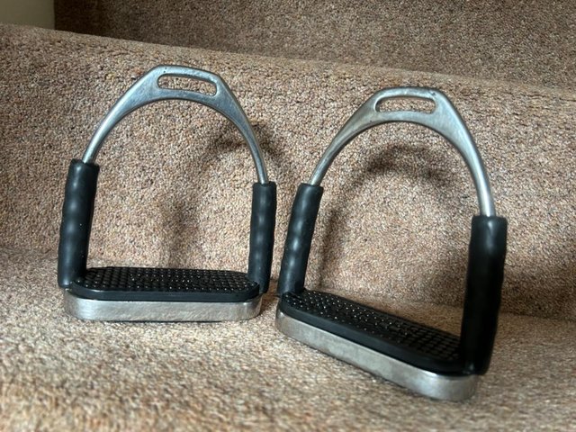 Preview of the first image of Pair of flexible Stirrup Irons.
