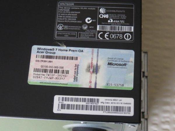 Image 1 of Packard bell ixtreme M5740 PC Tower