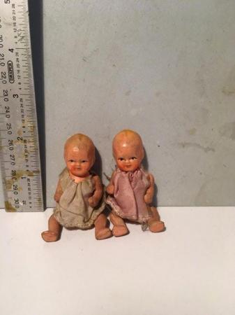 Image 2 of Pair of composition Dolls house baby dolls