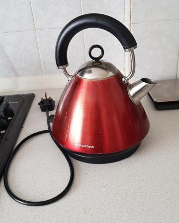 Image 3 of Morphy Richards Kettle in Red - Collection only from Chatham