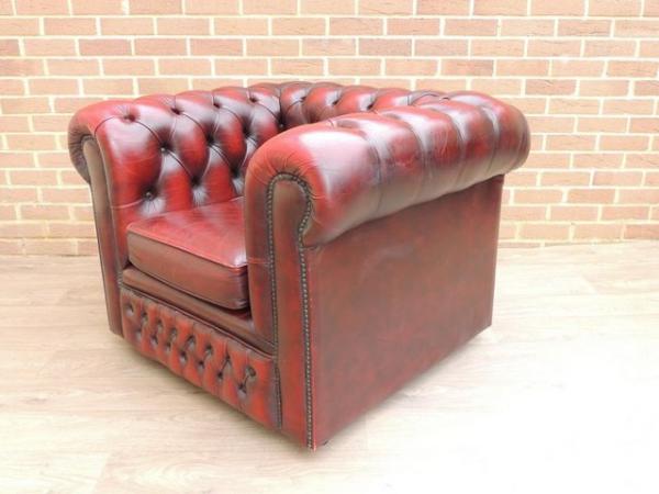 Image 4 of Chesterfield Club Armchair Vintage (UK Delivery)