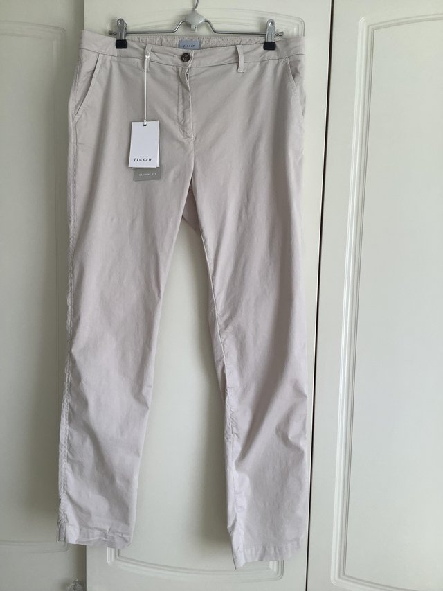 Preview of the first image of Slimline cotton chinos by Jigsaw.