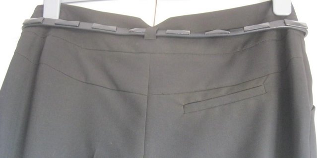 Image 2 of NEW Black cropped leg Trousers by Red Herring, size 12