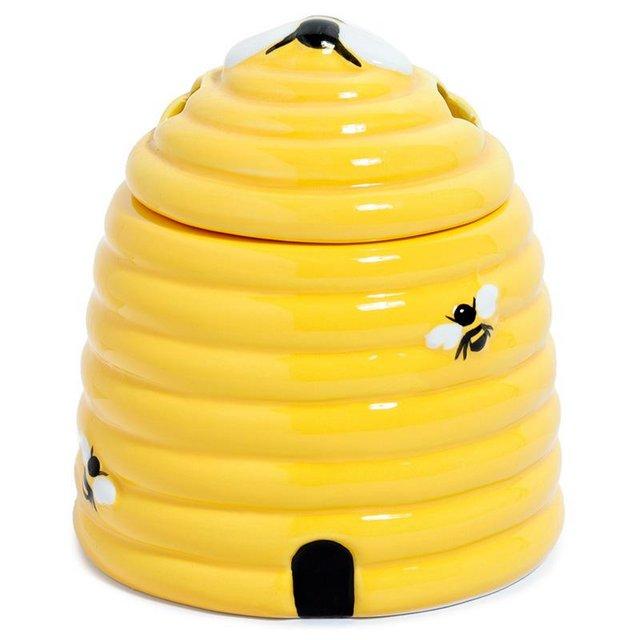 Preview of the first image of Beehive Oil Ceramic Oil Burner with Lid. Free uk postage.