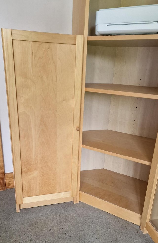 Preview of the first image of Four module Ikea cabinets with Corner Unit.