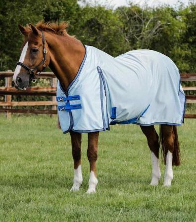 Image 2 of PREMIER EQUINE 6’0 MESH AIR FLY RUG WITH SURCINGLES