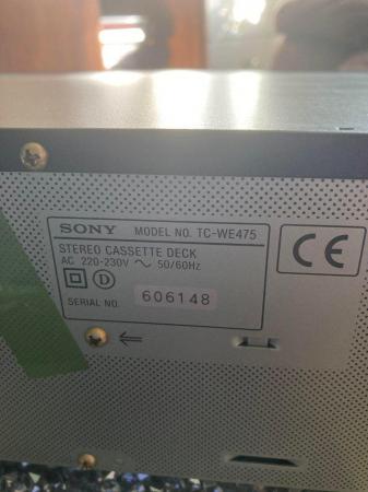 Image 3 of Sony Stereo Cassette Deck model TC-WE475