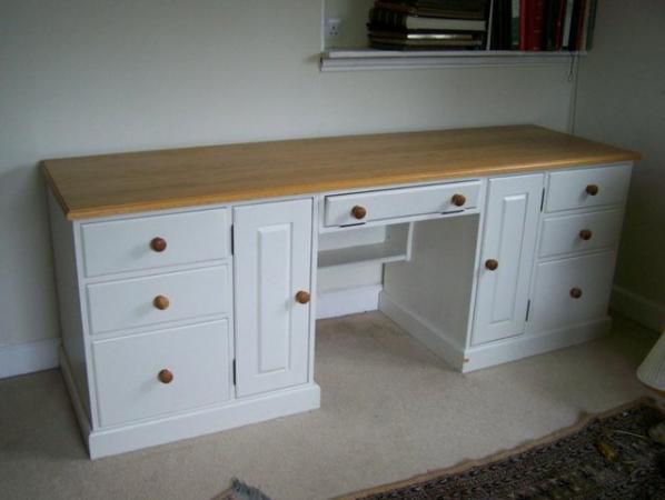 Image 5 of solid wood great desk for home office