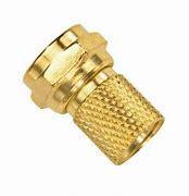 Image 1 of GOLD PLATED 'F' CONNECTORS (10 PACK)