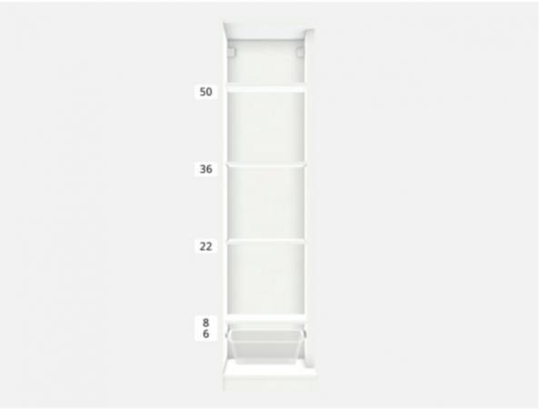Image 4 of Ikea Pax L shape extended corner wardrobe, 4 modules, 201cm