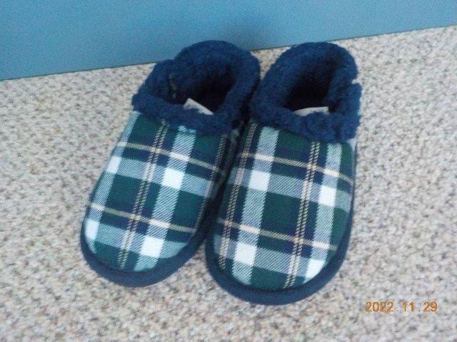 Preview of the first image of Pair of Boys slippers Brand New.