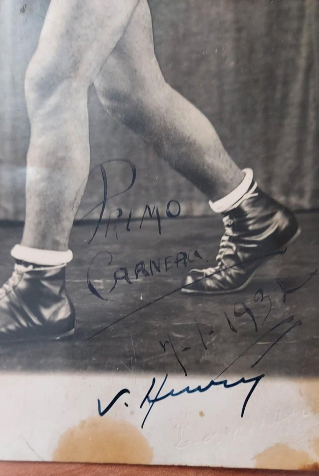 Preview of the first image of Primo Carnera (Boxer) Vintage Photo.