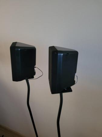 Image 3 of Sony speakers & adjustable stands. Can be sold separately.