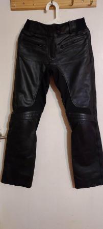 Image 3 of TRIUMPH LADIES MOTORCYCLE TROUSERS IN BLACK.