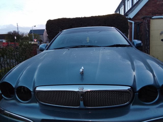 Preview of the first image of Jaguar X type bonnet without leaping jaguar emblem for sale.