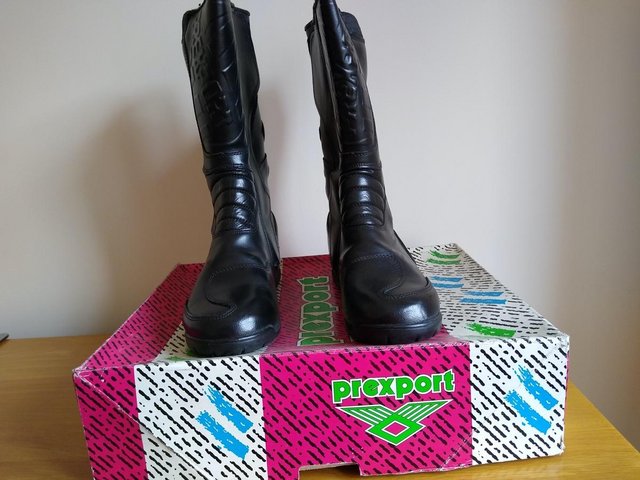 Preview of the first image of Prexport Motorbike Boots UK Size 7/ 41.