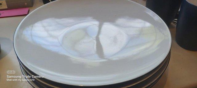 Preview of the first image of Stoneware Dinner Set Blue & White.