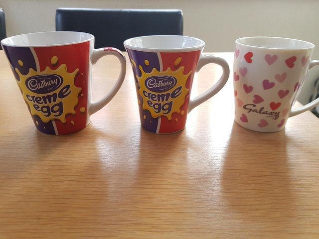 Preview of the first image of THREE LOVELY EASTER EGGS MUGS.