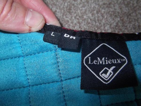 Image 2 of Le Mieux Pro Sport Large Dressage pad - Teal
