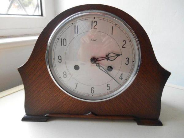 Image 1 of Enfield sriking mantle clock with k and p