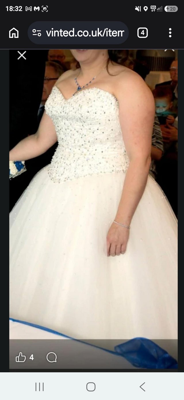 morie lee wedding dress size 14-16 — Clothing & Accessories in Basildon