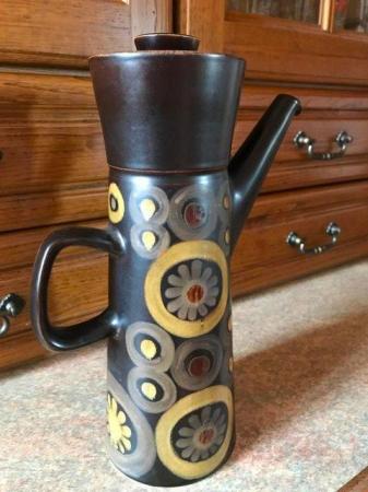 Image 2 of Large Denby Arabesque Coffee Pot ono