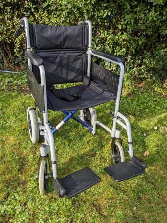 Image 3 of Excel Globe Traveller Transit Folding Wheelchair & Rollator
