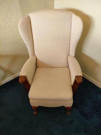 Image 1 of High Seat Chair in Cream