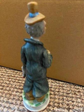 Image 2 of Vintage CapoDiMonte figure Old Man with Goose