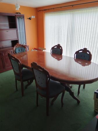 Image 3 of CABINET AND DINING TABLE