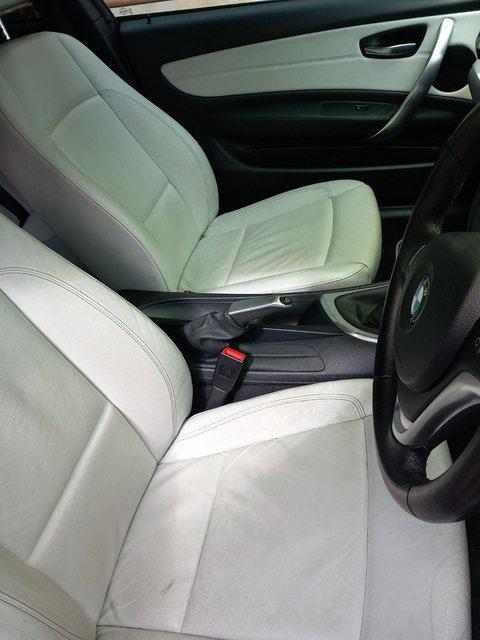 Preview of the first image of 2012 BMW 118 Ivory Interior Seats & Door Cards.