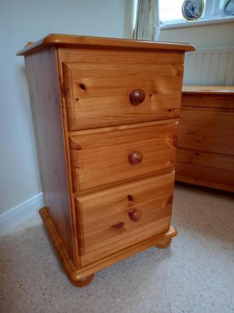 Image 3 of 2 Matching Ducal Pine Bedside Chest of Drawers