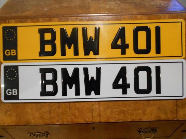 Image 1 of BMW 401 Cherished private dateless car number plate