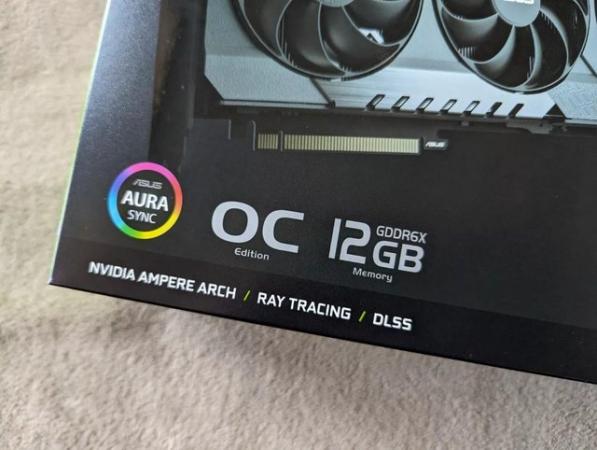 Image 1 of Asus TUF RTX 3080 12GB with receipt warranty until June 2025