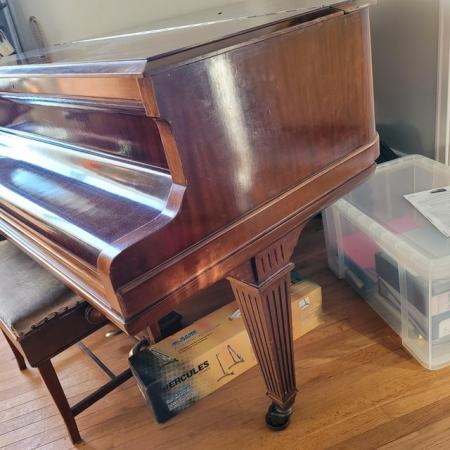 Image 5 of Weber antique Baby Grand Piano