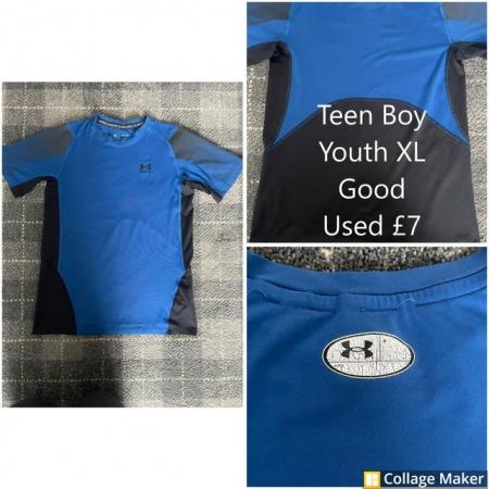 Image 3 of Under Armour teen boys T-shirt