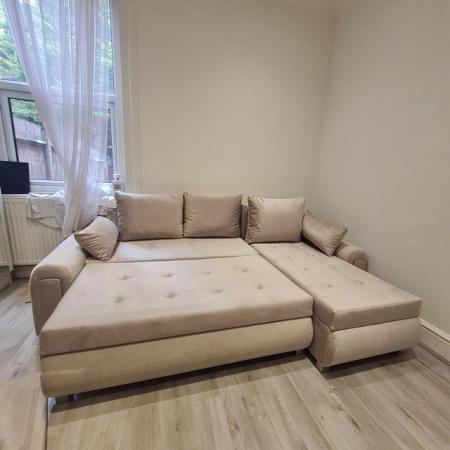 Image 2 of Universal L shape Corner Sofa Bed with storage