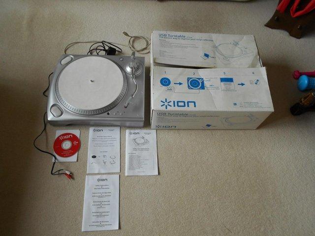 Preview of the first image of Ion USB Turntable for digitizing vinylsand cassettes.