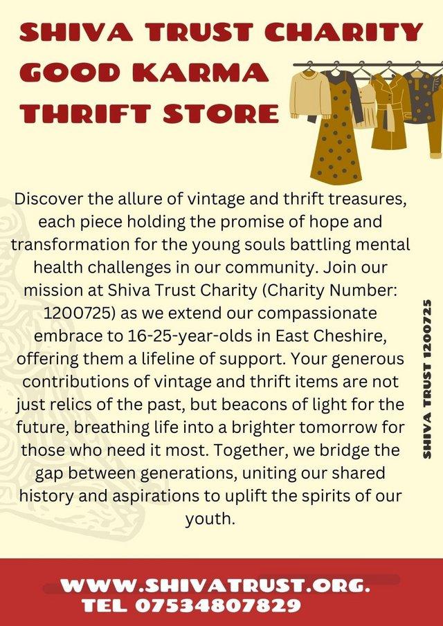 Preview of the first image of Wanted Thrift and vintage items for charity.