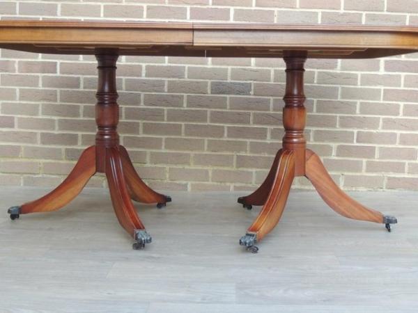 Image 8 of Burr Wood Extendable Foldable Dining Table (UK Delivery)