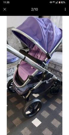 Image 9 of I candy peach purple parma violet  2 in 1 pram