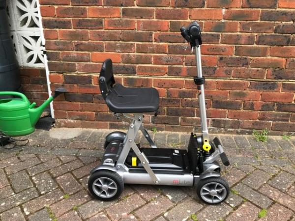 Image 2 of MLITE light weight folding mobility scooter good as new