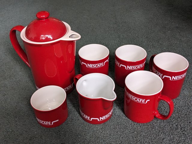 Preview of the first image of Nescafe coffee set, Kilncraft.