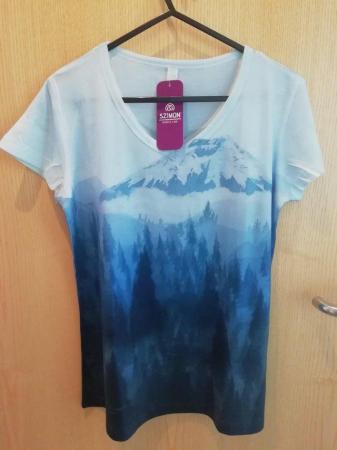 Image 3 of Szimon Women’s Cotopaxi Volcano T-Shirt | Size S | New