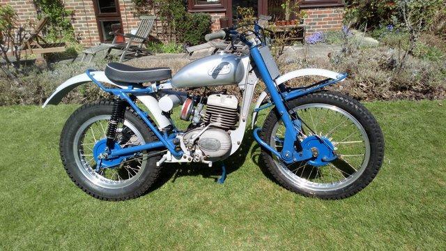 Preview of the first image of 1960 Greeves Scottish TDS24 trials motorcycle 250cc.
