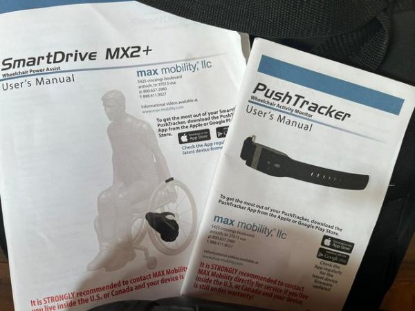 Image 1 of Smart drive Max plus push tracker for manual wheelchair