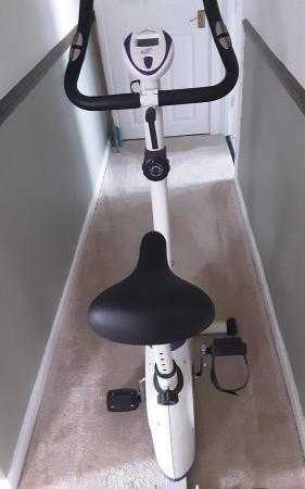 Image 2 of Opti exercise bike with screen on handlebars for calories et