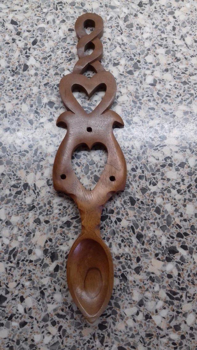 Preview of the first image of Traditional Welsh lovespoons.