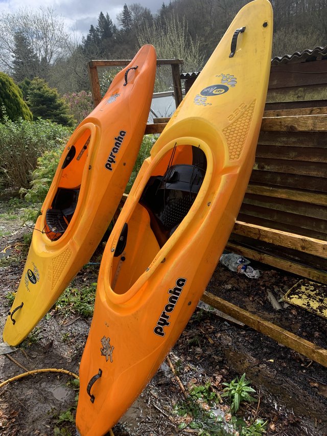 Preview of the first image of Pryahna kayaks with paddles.